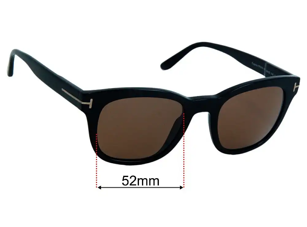 Tom Ford Eugenio TF676 52mm Replacement Lenses